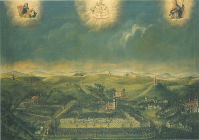 Gemälde der tschechischen Stadt Třebíč, 1677 in Mariazell in Österreich von Unknown